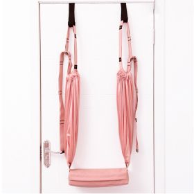 Yoga Leg Stretcher Strap Backbend Training Rope For Flexibility Training; Home Exercise Accessories (Color: PINK)